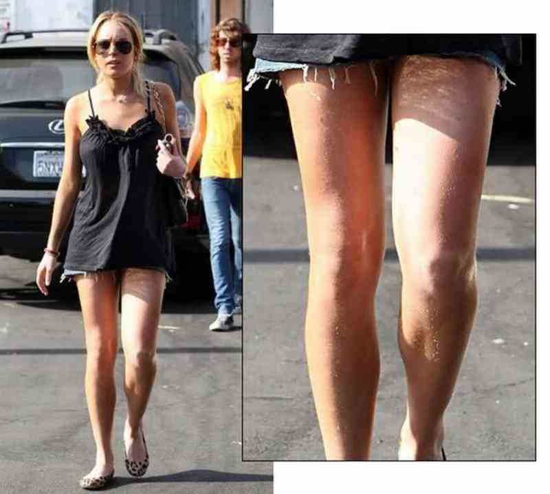 Lindsay Lohan Up Skirt