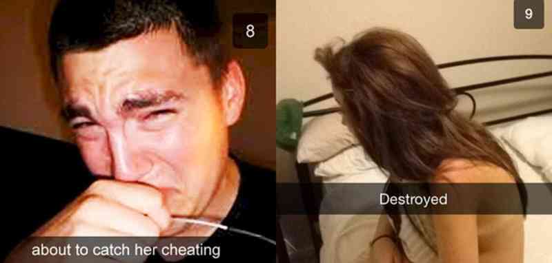 Cheated caught