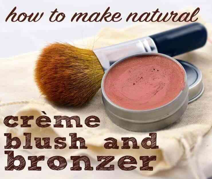 Kuidas valmistada naha parandavatest koostisosadest naturaalset kreemipintslit ja bronzeri