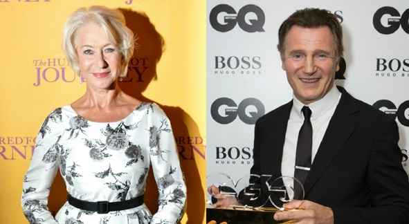 Helen Mirren And Liam Neeson Relationship